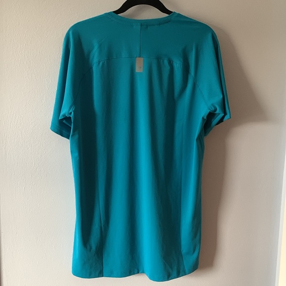 Gymshark Men's Shirt Short Sleeve Turquoise Blue Color Size L - Picture 4 of 11